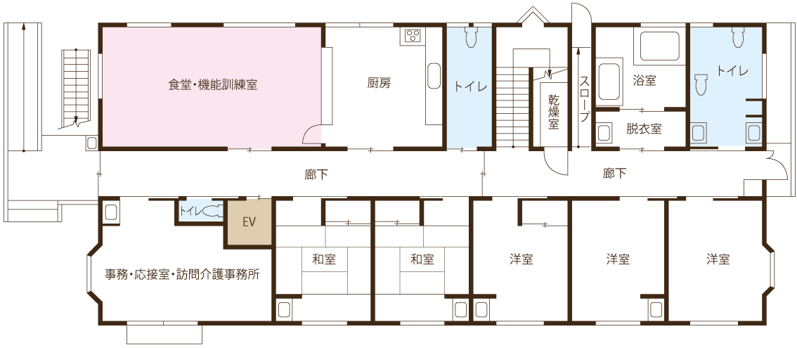 A棟1階見取図